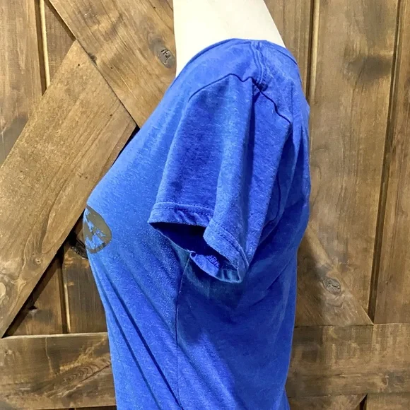 Blue Highland Heifer Short Sleeve Tee Sz M - Picture 9 of 14